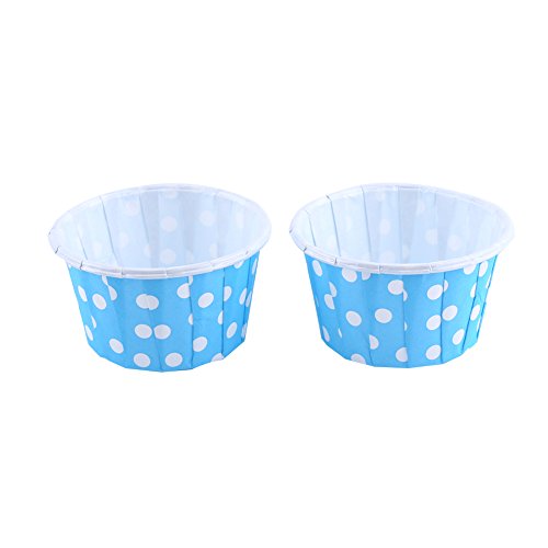 100 piezas de moldes, moldes de papel para magdalenas, Cupcake Wrappers tazas de soportes para casos de cupcake muffin cupcake Liners, Cupcake Moldes de papel casos color