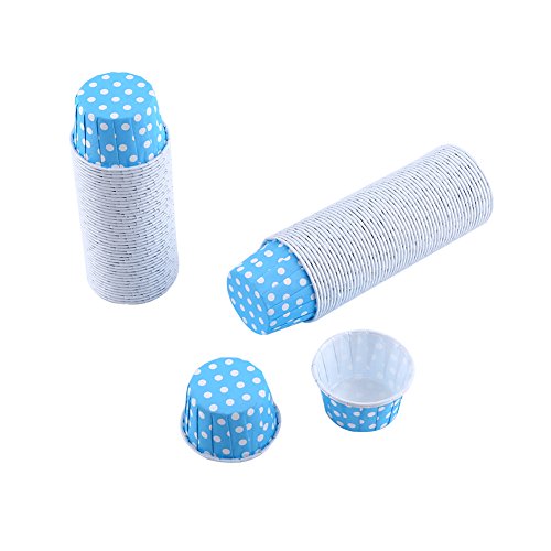 100 piezas de moldes, moldes de papel para magdalenas, Cupcake Wrappers tazas de soportes para casos de cupcake muffin cupcake Liners, Cupcake Moldes de papel casos color