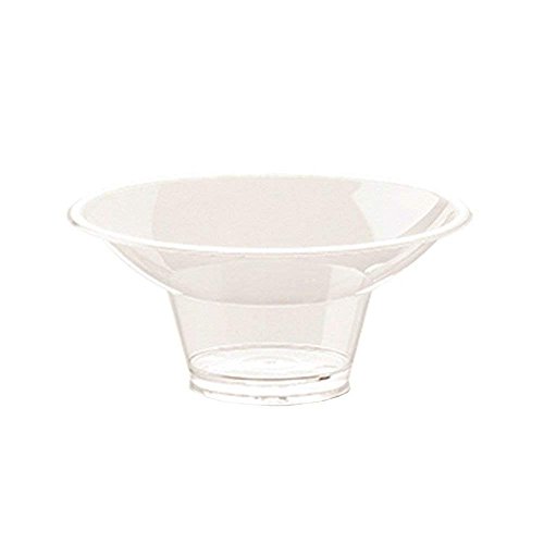 100 piezas tamaño mediano plástico transparente Copa 150 cc con tapa para icecrams Mousse de postre semifrío