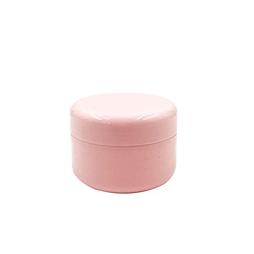 10PCS Botellas de plástico Reutilizables Vaciado Jar Jar Viaje Maquillaje de la Cara Crema/loción/cosmética contenedor Color 5,Pink,50g