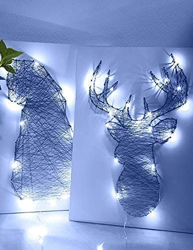 12 Packs Cadena de Luces, Govee 1m/3.3ft 20 LEDs Guirnaldas Luces con Pilas, IP67 Impermeable Luces de Hadas Decorativas Flexible de Alambre de Cobre para Navidad, Botellas, Fiesta