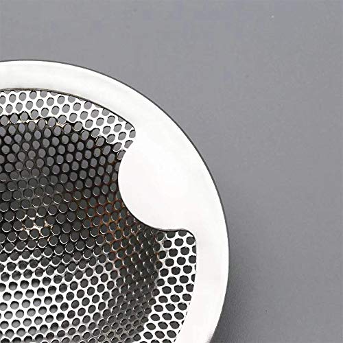 2 Piezas Filtro Fregadero,Filtro de Acero Inoxidable,Filtro de Drenaje,Filtro de Cocina,Filtro Tamiz,Filtro de Acero Inoxidable Filtro de Fregadero Para Fregadero Para Ducha, Baño o Cocina(5.2 cm)S