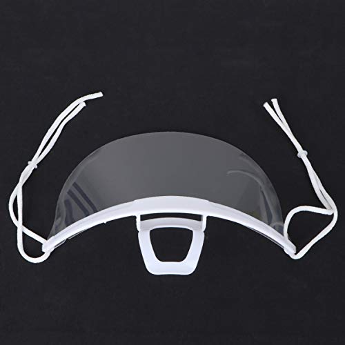 20 Piezas Máscara de Catering Duradera Transparente Máscara Facial Máscara Dental Máscara de Boca Máscara Antiniebla para Salón de Belleza Restaurante