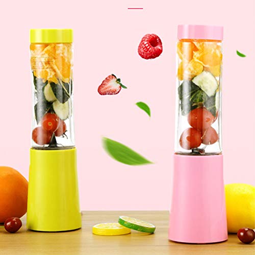 280ml USB Recargable portátil de Frutas Exprimidor eléctrico del Fabricante del Smoothie Botella Blender Máquina Deportes 6 láminas de Fruta Mezclador exprimidor