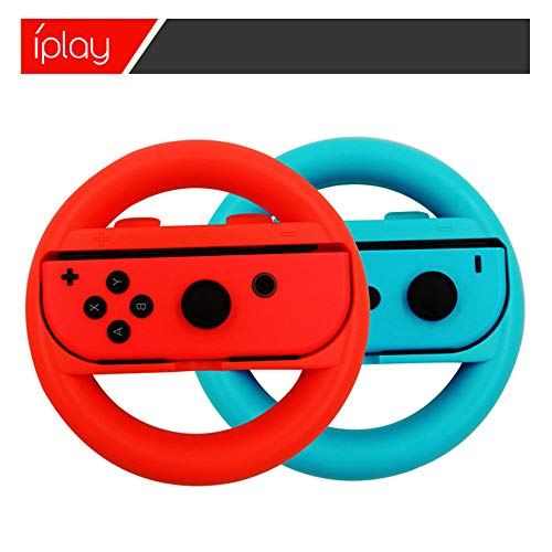 2pcs Volante para Nintendo Switch,Volante Plástico ABS para Nintendo Switch Joy-con Controladores Gusspower