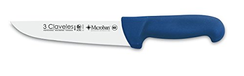 3 Claveles Cuchillo Carnicero Proflex, Acero Inoxidable, Azul, 20 cm-8"