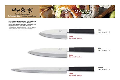 3 Claveles Cuchillo Tokyo YANAGIBA 24 cm. D 3C