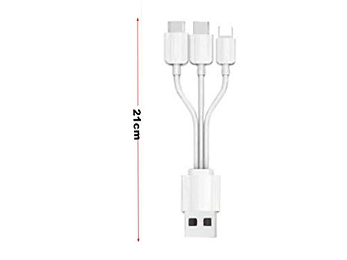 3 en 1 Cable USB Carga rápida para iPhone 7 XS Android Micro USB Tipo C Cable Cargador móvil