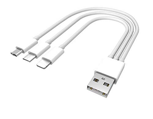 3 en 1 Cable USB Carga rápida para iPhone 7 XS Android Micro USB Tipo C Cable Cargador móvil