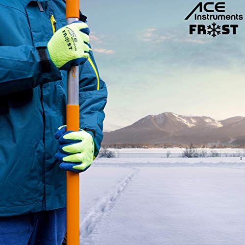 3 pares de ACE Frost – Guantes Térmicos de Trabajo - Protección Contra Frío – Perfecto en Invierno - Buen Agarre, Talla 11 - XL