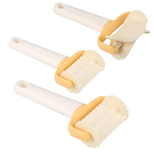 3 PC / Sistema Del Balanceo Cortar Galletas Rebanadas Galletas De La Galleta Del Cortador De La Pasta Del Balanceo De Corte Para La Galleta De Masa Hervida Multifuncional De Cocina Accesorios Para