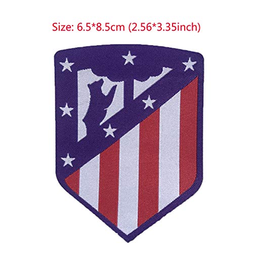 3 piezas Atletico Madrid Parches Coser / Planchar en Fútbol Club Emblema Accesorios de apliques deportivos Decoración Parches para jeans Chaqueta Ropa Bolso Zapatos Gorras