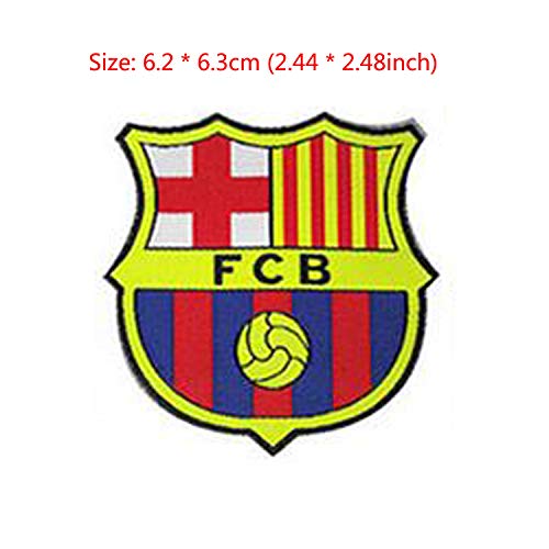 3 piezas FCB FC Barcelona Parches Coser / Planchar en Fútbol Club Emblema Accesorios de apliques deportivos Decoración Parches para jeans Chaqueta Ropa Bolso Zapatos Gorras