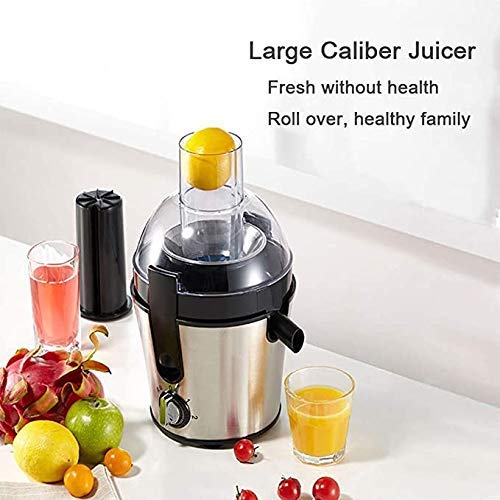 3 velocidades exprimidor centrífugo, frutas y verduras enteras, potente exprimidor de acero inoxidable, fácil de limpiar, de 1,5 litros, 300 vatios, exprimidor automático de gran calibre de acero inox