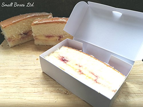 30 cajas blancas para tarta de 105 x 65 x 35 mm