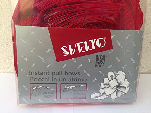 30 lazos de regalo para montar, 10 cm de diámetro, cinta de 3,0 cm de ancho, para usar en boda, coche, casa, bautismo, graduación o comunión, color blanco, marfil, celeste, rosa, rojo, verde o fucsia