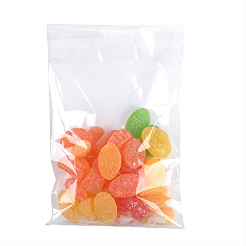 300 Piezas (5 x 7 Pulgadas) Bolsas de Celofán Transparentes Bolsas con Cierre Autoadhesivas Bolsa de Caramelos Bolsa de Plástico de OPP para Panadería, Dulces, Jabón, Galletas