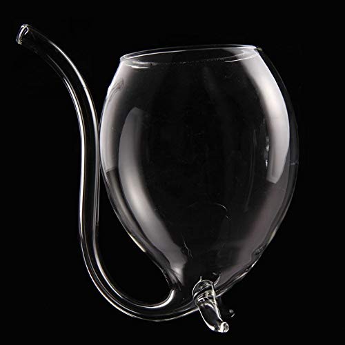 300ml Creative Vampire Filter Red Wine Glass, Clear Juice Cup, para Whisky, vino de Oporto Cocktail Sippers cristalería