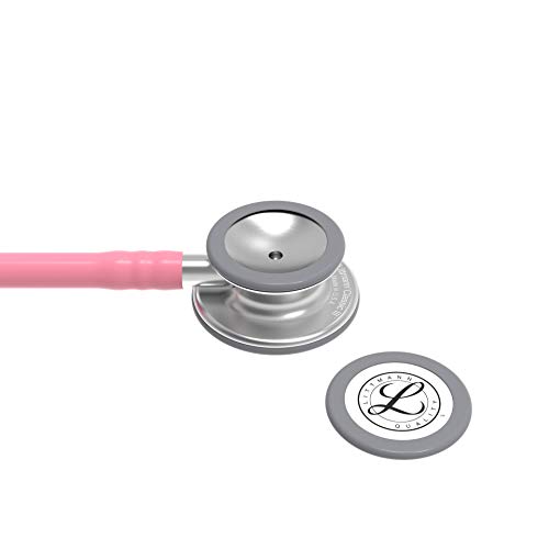 3M Littmann 5633 Classic III Fonendoscopio, Acero inoxidable, Rosa Perla, 69cm Longitud