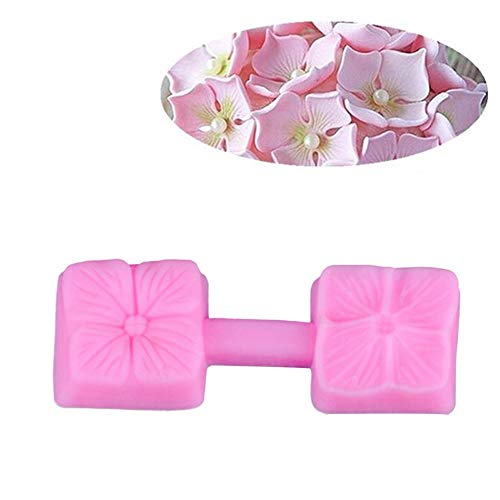 4 moldes de silicona para tartas de fondant con forma de pétalos de flores para hacer manualidades y hornear, azúcar, tartas, chocolate, dulces, decoración de cocina