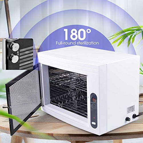 4YANG Gabinete de desinfección UV, gabinete de desinfección Inteligente con Ajuste de Temporizador, Almacenamiento de desinfección 2 en 1, Adecuado para Toallas, Productos para bebés