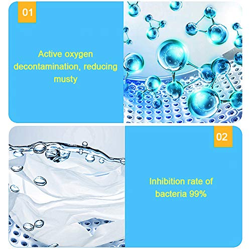 5 Unids Lavadora Profesional Tableta de Limpieza Limpiador Limpiador para Lavadoras Quitamanchas Profundo | Elimina Mal Olor, Descalcificador de Lavavajillas