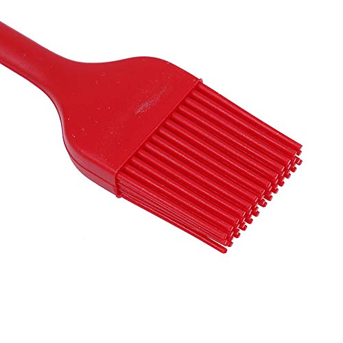 5 utensilios de cocina de silicona de alta calidad, resistentes al calor, juego de utensilios de cocina de alta calidad, utensilios de cocina, fácil y limpio de usar, color rojo.