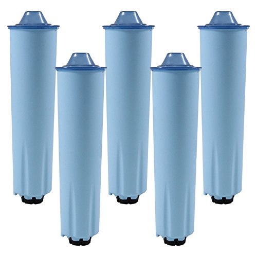 5 x – Cartucho de filtro de agua para cafeteras automáticas Jura (filtro tinta Blue)