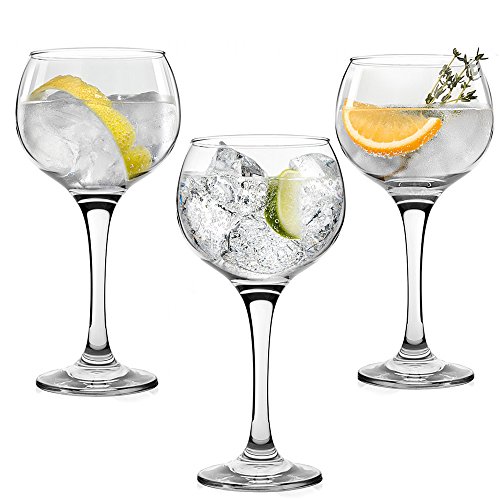 6 copas tipo balón grandes para combinados o cócteles como gin-tonic