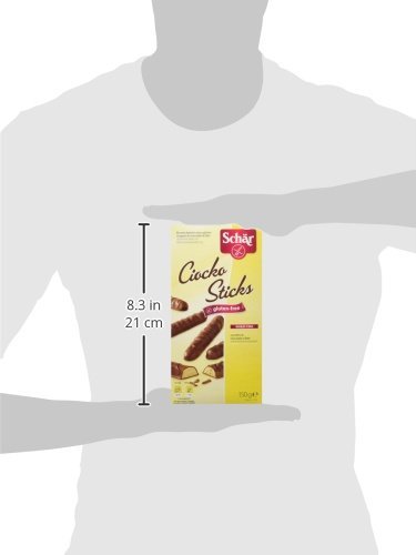 ( 6294 ) DR.SCHAR Ciocko Sticks Galletas - 150 gr (03218)