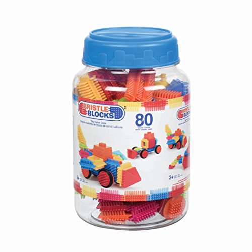 80pcs Bristle Blocks in Jar, Multicolor (3102Z)