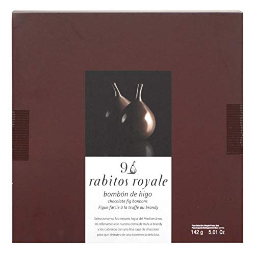 9 Rabitos Royale Original Bombones de Higos, Estuche Rojo - 142 g