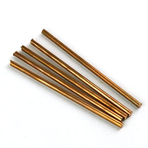 99,9% puro cobre Cu Metal Varillas Cilindro 5 unidades, diámetro 4 mm, longitud 100 mm