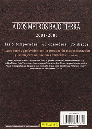 A Dos Metros Bajo Tierra Temporada 1-5 Coleccion Completa (2013) [DVD]