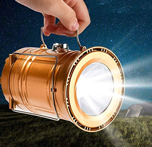 Acampar camping luces luces y linternas de luz recargable de doble finalidad de múltiples funciones super brillante luz que acampa solar LED de luz de camping al aire libre tienda portable de la Luz d