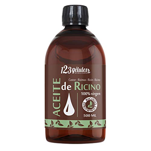 Aceite de Ricino 500 ml - 100% virgen - 1a presión en frío - Ricinus Communis