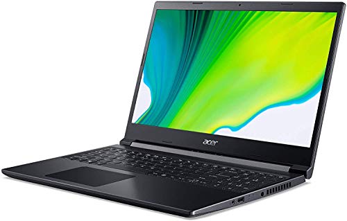 Acer Aspire 7 A715-41G - Ordenador Portátil 15.6" FullHD (AMD Ryzen 5 3550H, 8GB RAM, 512GB SSD, NVIDIA GTX1650-4GB, Sin Sistema Operativo), Color Negro - Teclado Qwerty Español