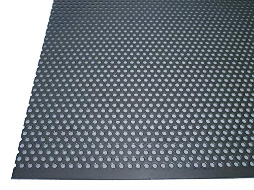 Acero inoxidable perforado 1,5 mm de grosor rundlochung 3 mm de diámetro versetzt RV 3 – 5