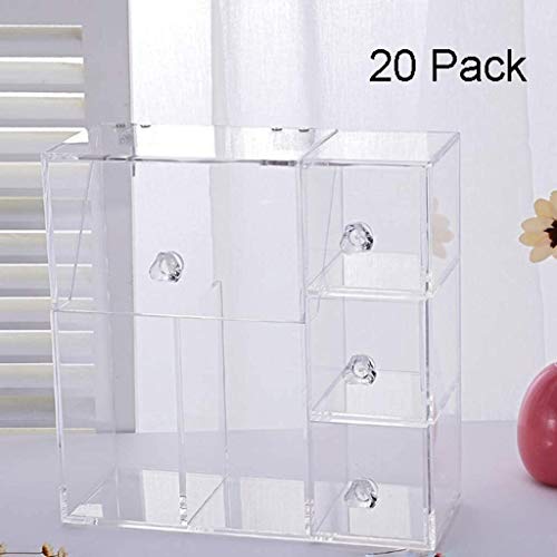 Acrílico Joyería Organizador de visualización Risers, 22 x 9 x 22cm joyería Caja de Almacenamiento Muestra Decorativos Soportes 8.22 (Size : 20 Pack)