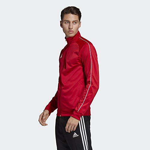 adidas Core18 PES Jkt Chaqueta, Hombre, Rojo (Power Red/White), L