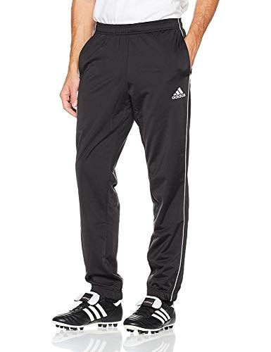 adidas CORE18 PES PNT Pants, Hombre, Negro/Blanco, M