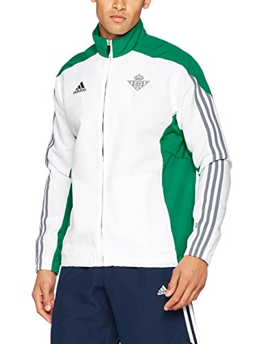 adidas Línea Betis FC Chaqueta, Hombre, Verde (Custom), XL