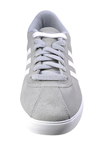 Adidas Mujeres Sandalias de Piso, Light Onix/White/Metallic Silver, Talla 7.5