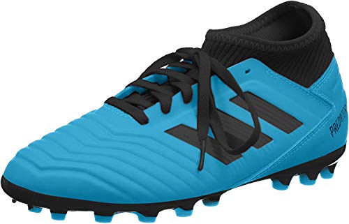 adidas Predator 19.3 AG J, Zapatillas de Fútbol Unisex Niños, Multicolor (Bright Cyan/Core Black/Solar Yellow G25799), 32 EU