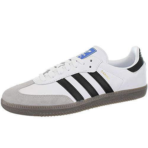 Adidas Samba OG, Zapatillas de Gimnasia para Hombre, Blanco (Footwear White/Core Black/Clear Granite 0), 44 2/3 EU