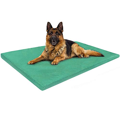 ADOV Cama Perro Grande, 112 x 74cm Impermeable Doble Cara Dog Bed, Lavable Duradera, 6000D Oxford Ortopédica Gruesa Espuma Cama Mascota, Colchón Perros M/S/L/XL, Gatos - Grande