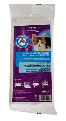 Aimé C405 12 Bolsas para Bandejas Sanitarias, 55 x 39 cm