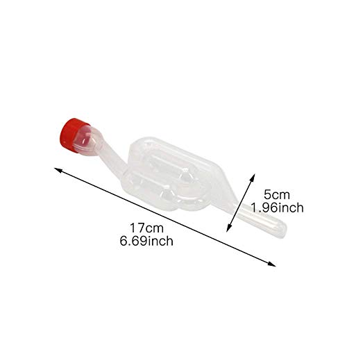 Airlock Fermentacion Fellibay Cerveza Artesanal Airlock Bubbler Kit de fermentación de vino para el hogar, 5 unidades
