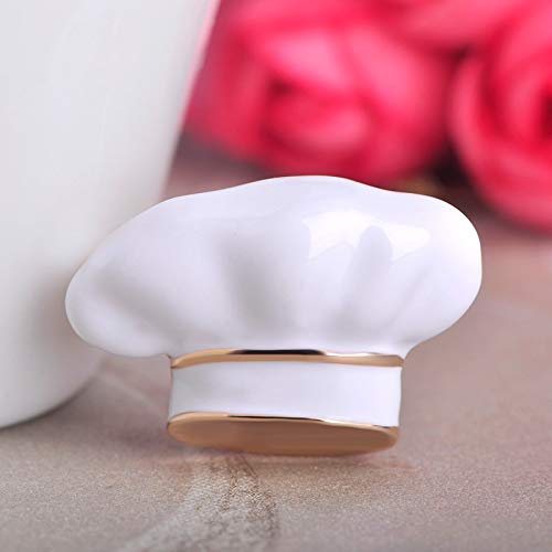 AIXZHEN Broche De Forma De Gorro De Esmalte para Mujeres, Hombres, Cocinero, Restaurante, Insignia, Ropa, Accesorios, Alfileres De Solapa, Broche De Aleación