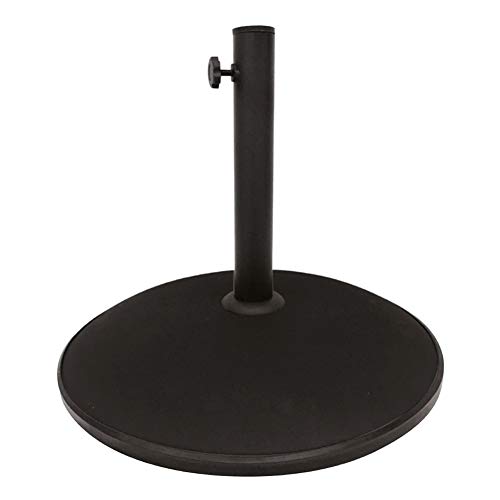 Aktive Garden 53897 - Soporte Parasol Cemento, 45 x 8 cm, 15 Kg , Tubo 35/48 mm